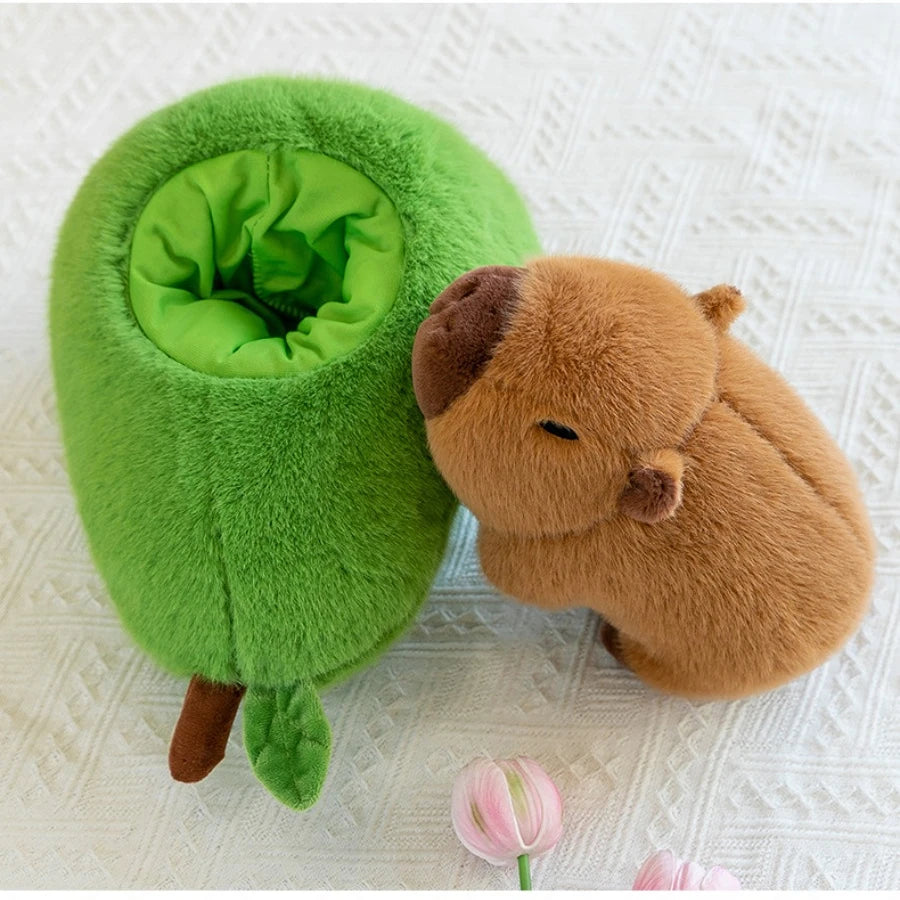 Avocado Plush Toy Capybara