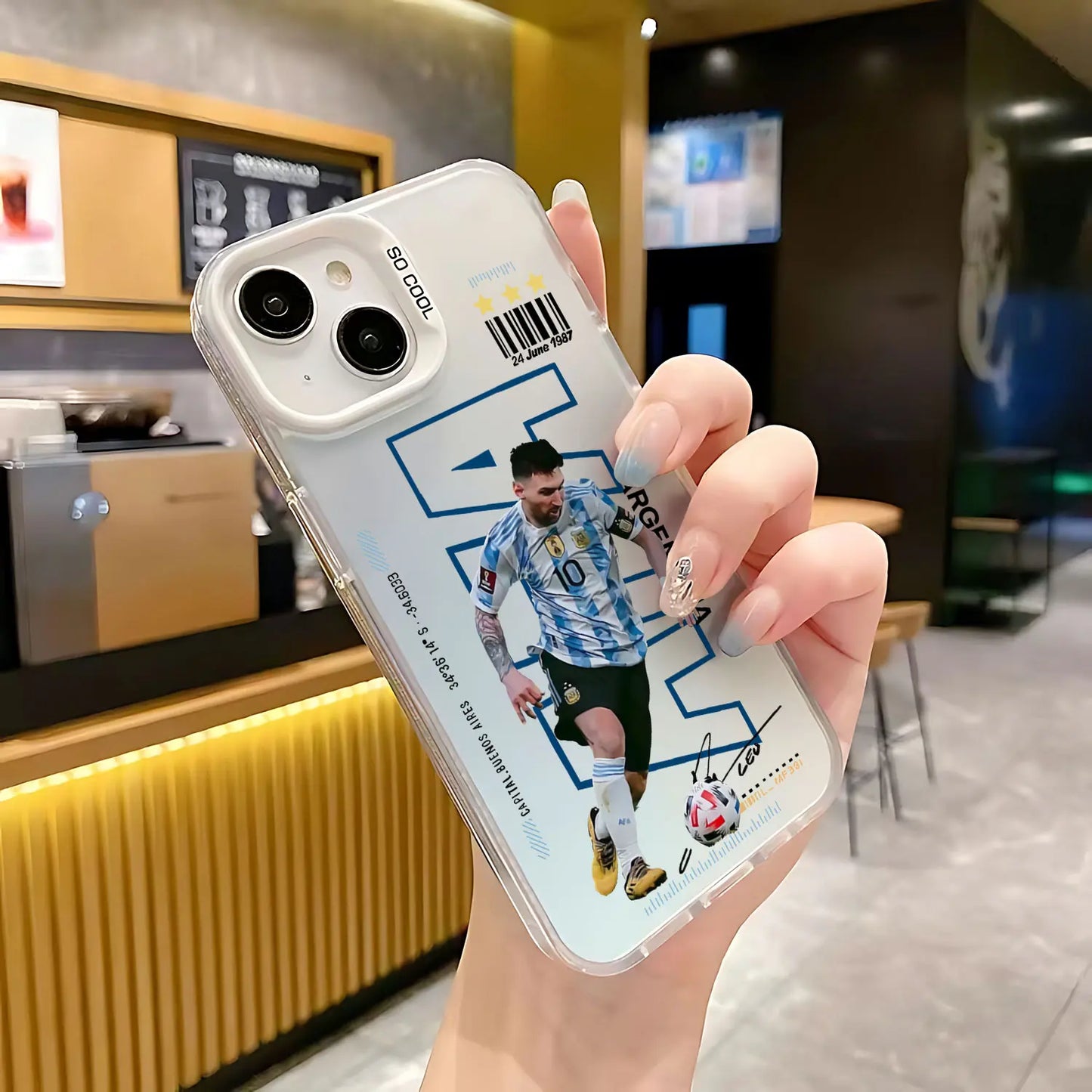 Messi / Ronaldo Phone Case For iPhone