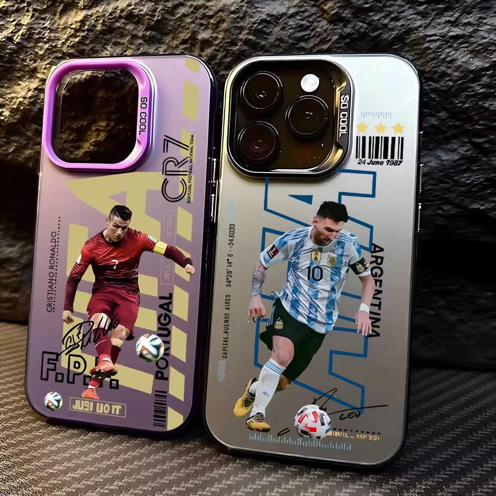 Messi / Ronaldo Phone Case For iPhone