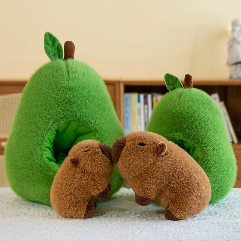 Avocado Plush Toy Capybara