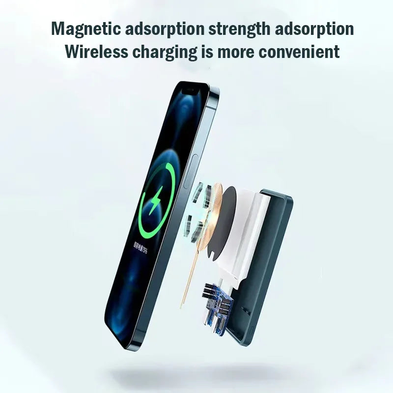 50000mAh Power Bank 20W Powerbank Magnetic Wireless Fast Charging External Battery Pack Type-C For iPhone13 14 15 Xiaomi SAMSUNG