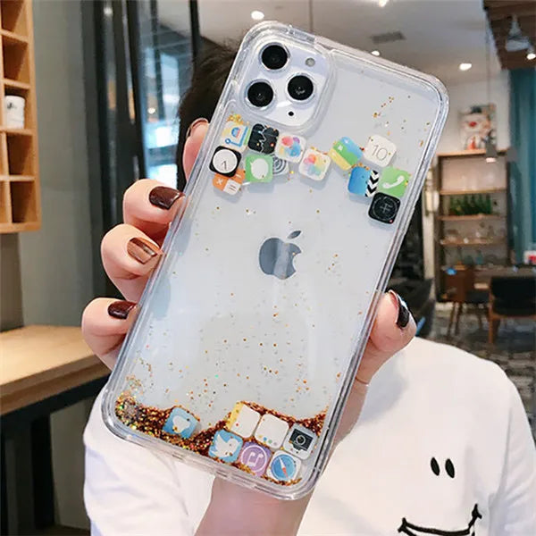 Liquid Icon/Hearts for Iphone case