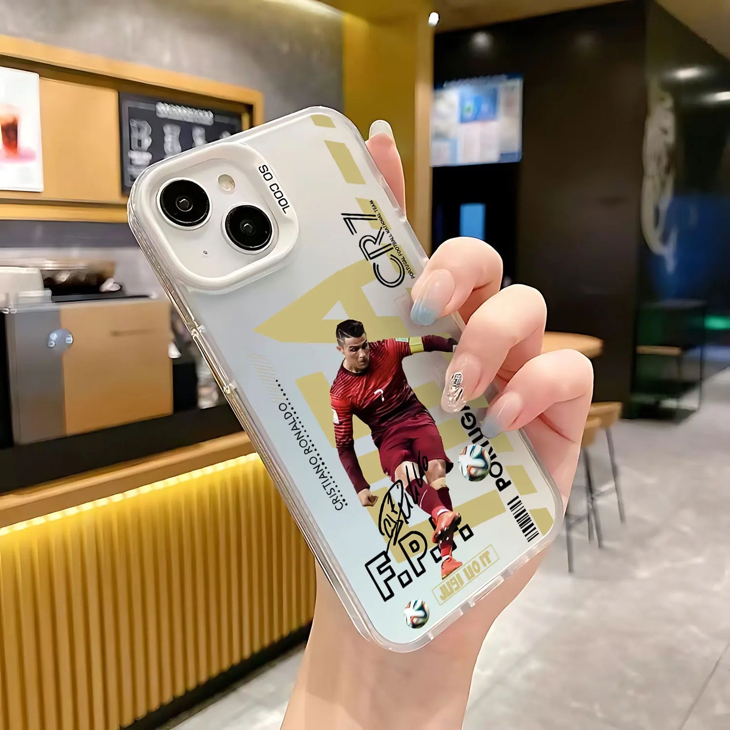 Messi / Ronaldo Phone Case For iPhone