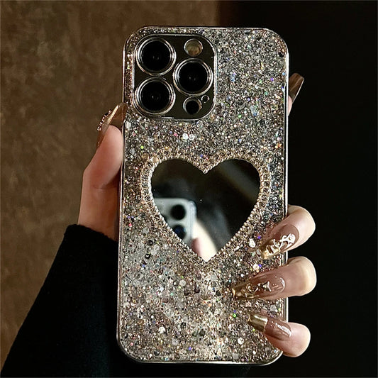 Luxury Glitter Tükrös Tok
