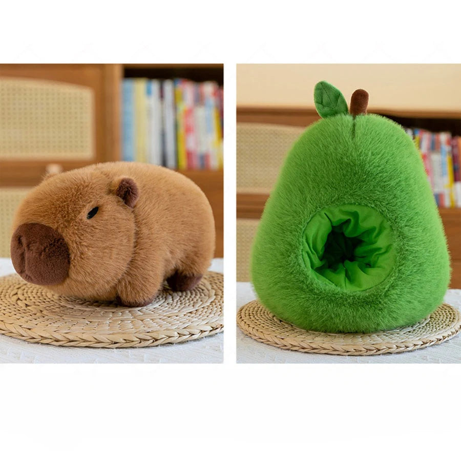 Avocado Plush Toy Capybara