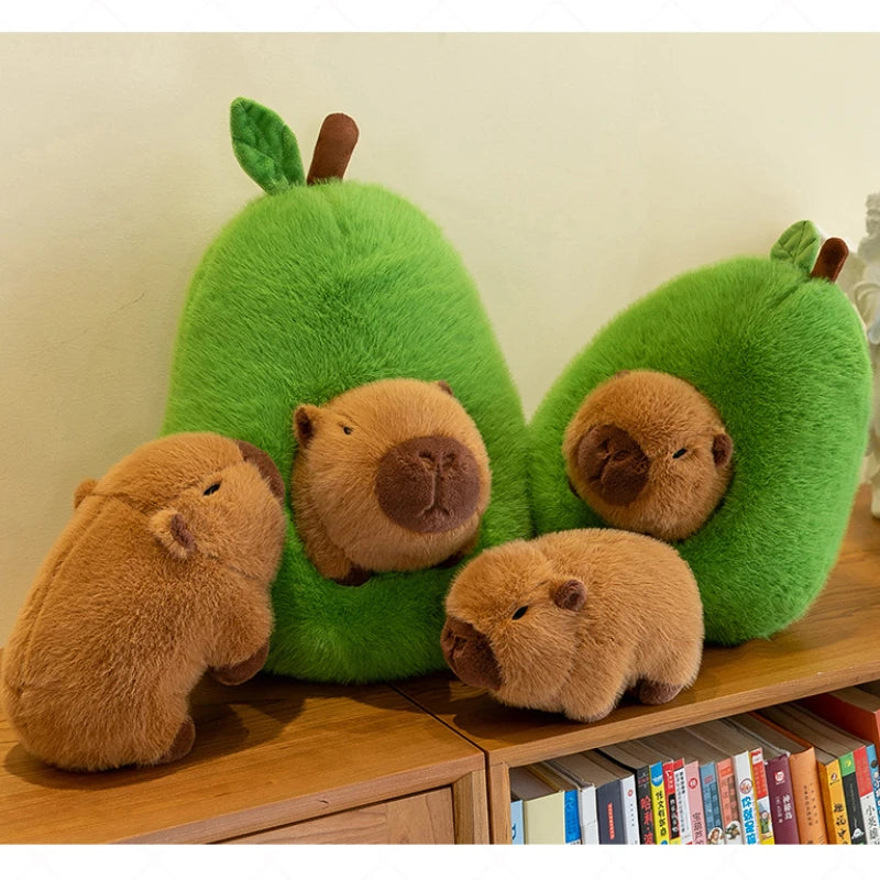 Avocado Plush Toy Capybara