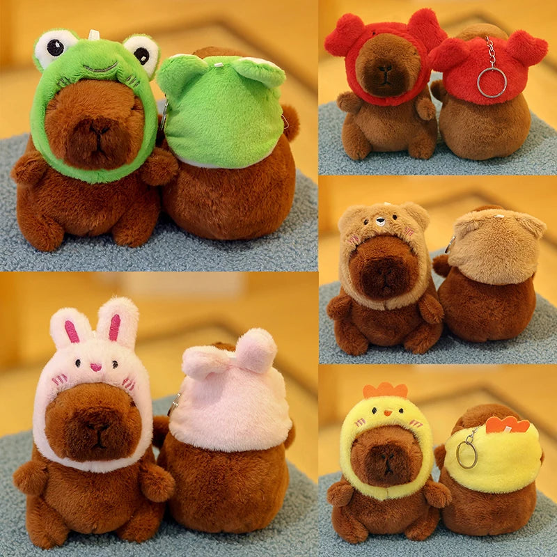 Capybara Plush Kulcstartó