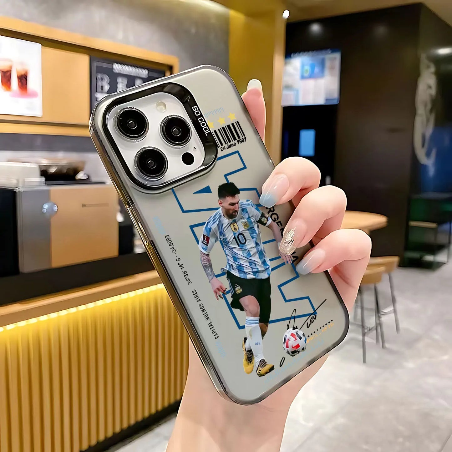 Messi / Ronaldo Phone Case For iPhone