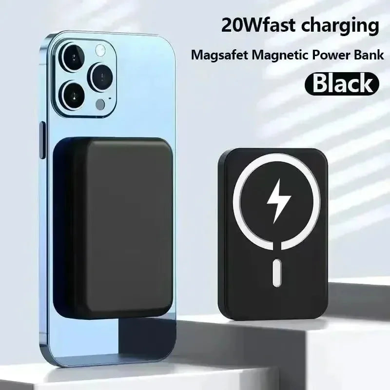 50000mAh Power Bank 20W Powerbank Magnetic Wireless Fast Charging External Battery Pack Type-C For iPhone13 14 15 Xiaomi SAMSUNG